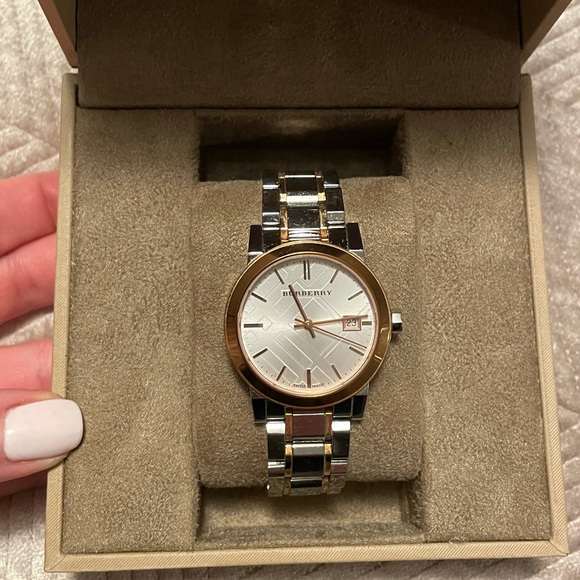 Burberry two-toned watch - Picture 2 of 4